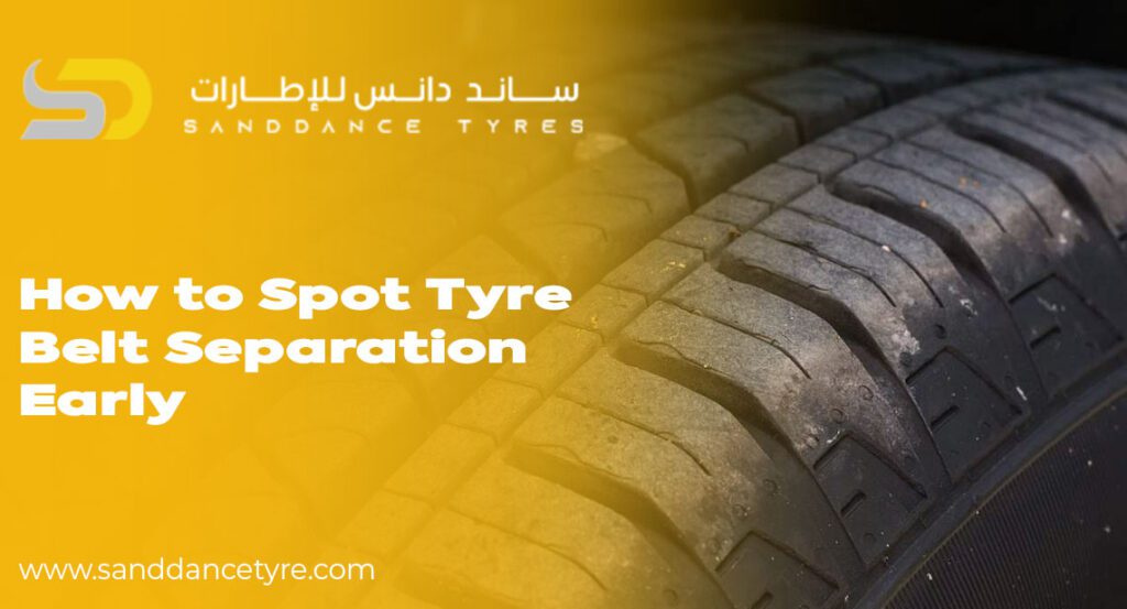 Tyre belt separation