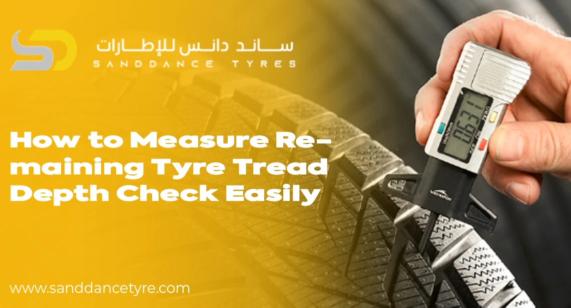 How to Measure Remaining Tyre Tread Depth Check Easily