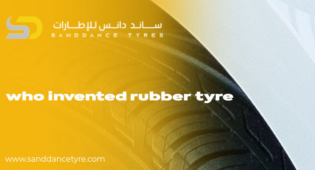 who invented rubber tyre​