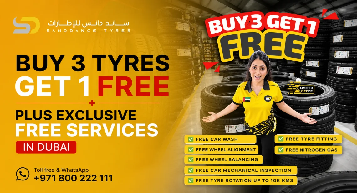 Buy 3 Tyres Get 1 Free