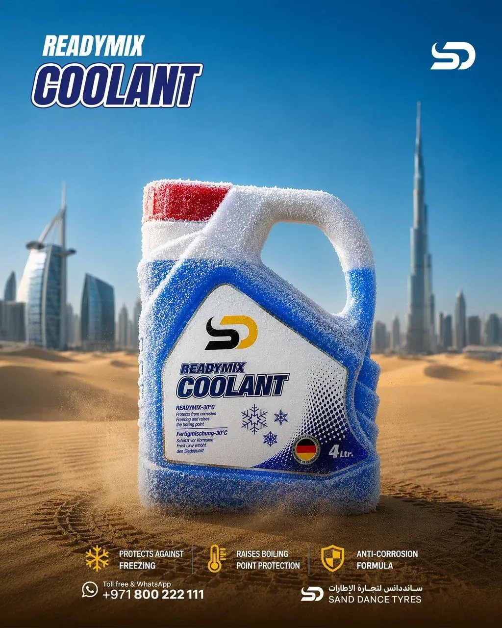 Ready mix coolant