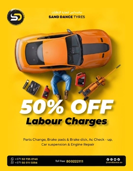 50% Off Labouir Charges
