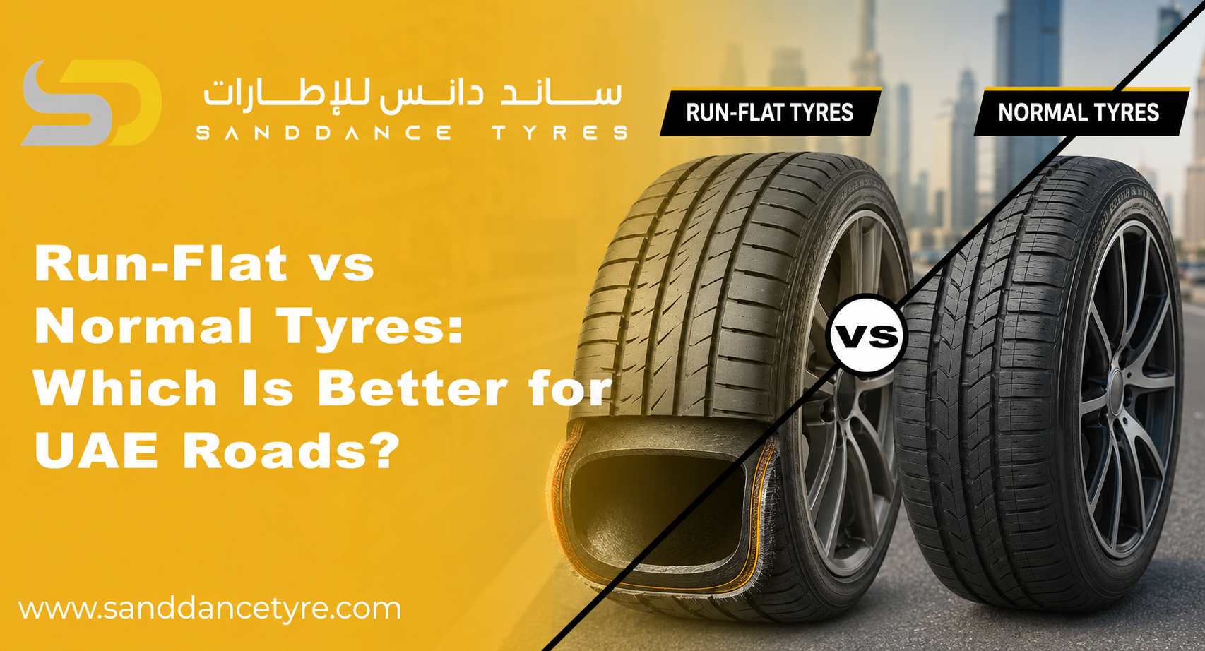 Run-Flat vs Normal Tyres: Which Is Better for UAE Roads?