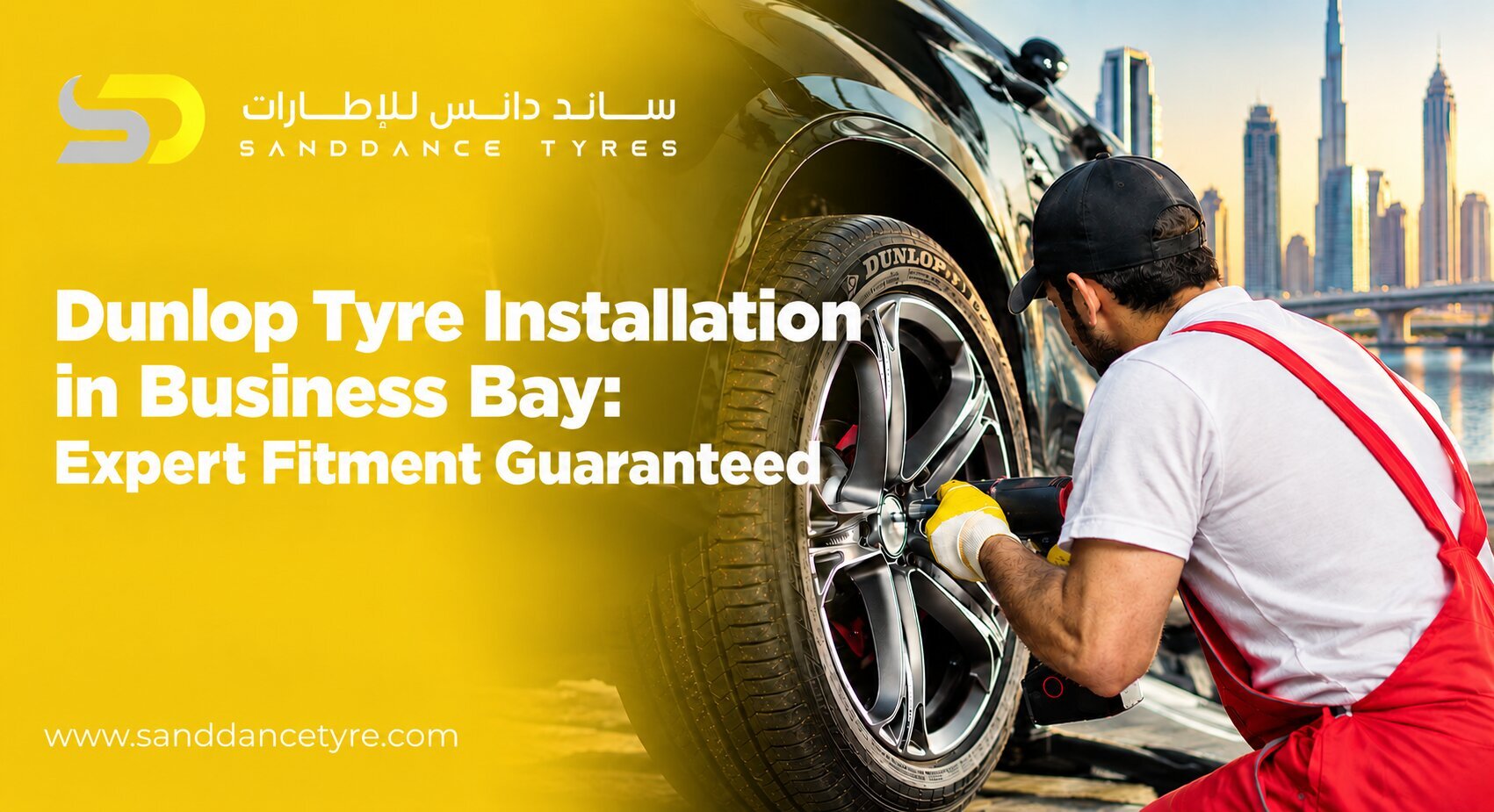 Dunlop Tyre Installation in Business Bay: Expert Fitment Guaranteed