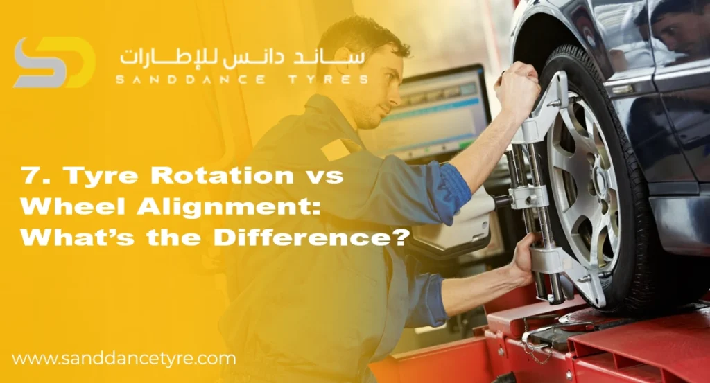 tire rotation vs. wheel alignment